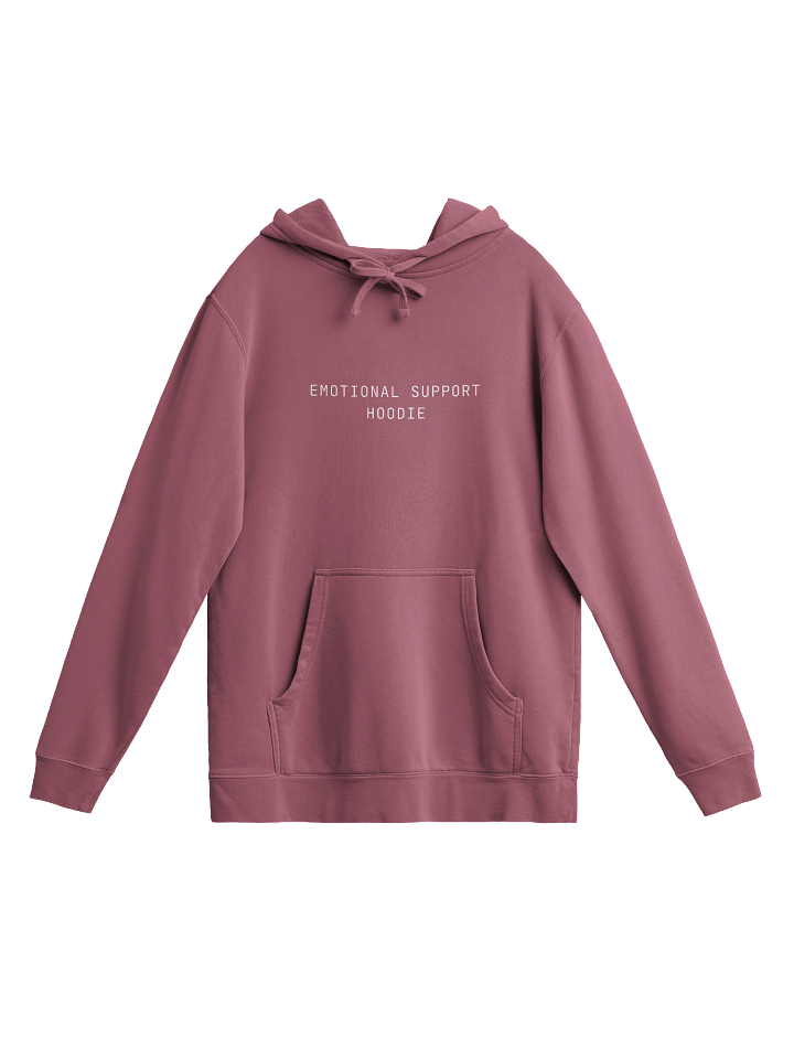 SUMMER Emotional Support Hoodie (Maroon) product image (1)
