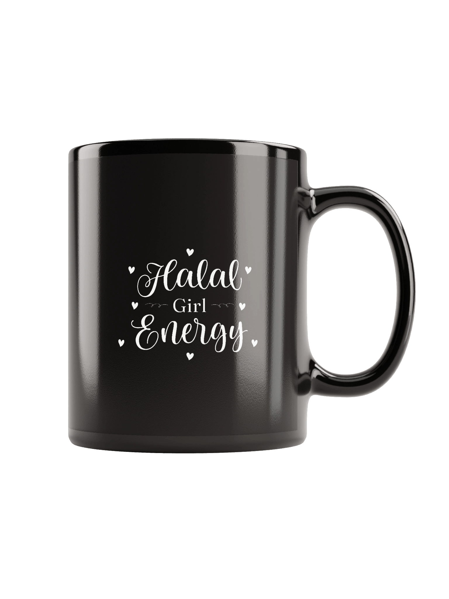 Glossy Black Halal Girl Energy Mug product image (1)