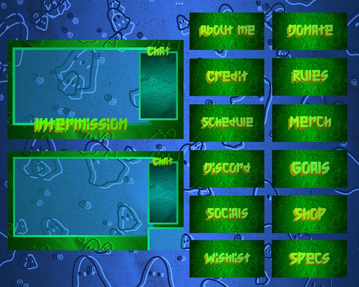 Green spooky overlay pack product image (2)