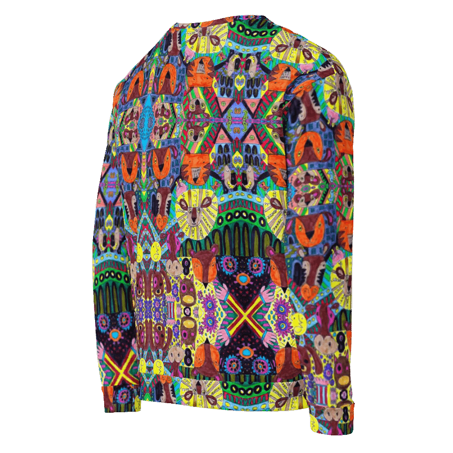Abstract Doodle Animals Unisex Sweatshirt product image (10)