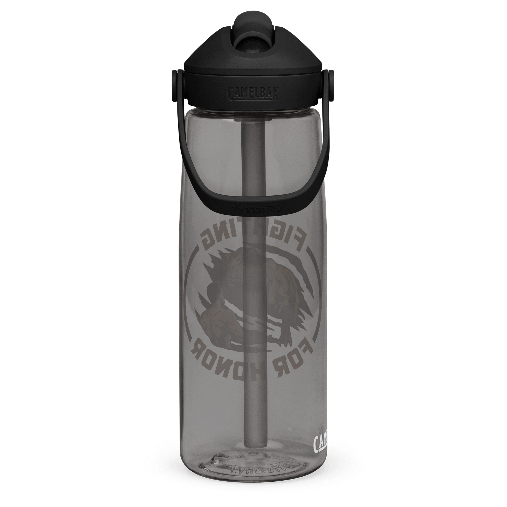 Fighting For Honor Flip Straw Water Bottle product image (4)