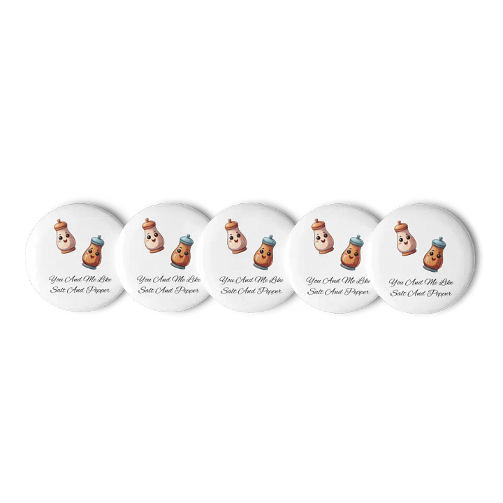 You And Me Like Salt And Pepper Pins product image (1)