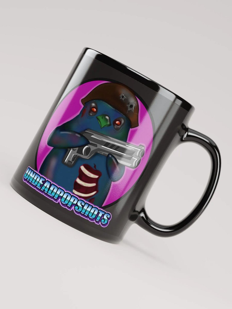 Cracked Helmet Penguin Mug Logo Color Dark Pink product image (7)