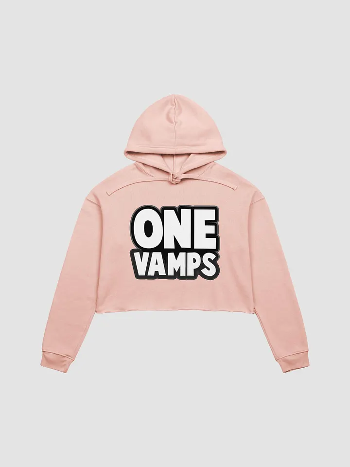 Women's Canvas Fleece Crop Hoodie OneVamps product image (1)