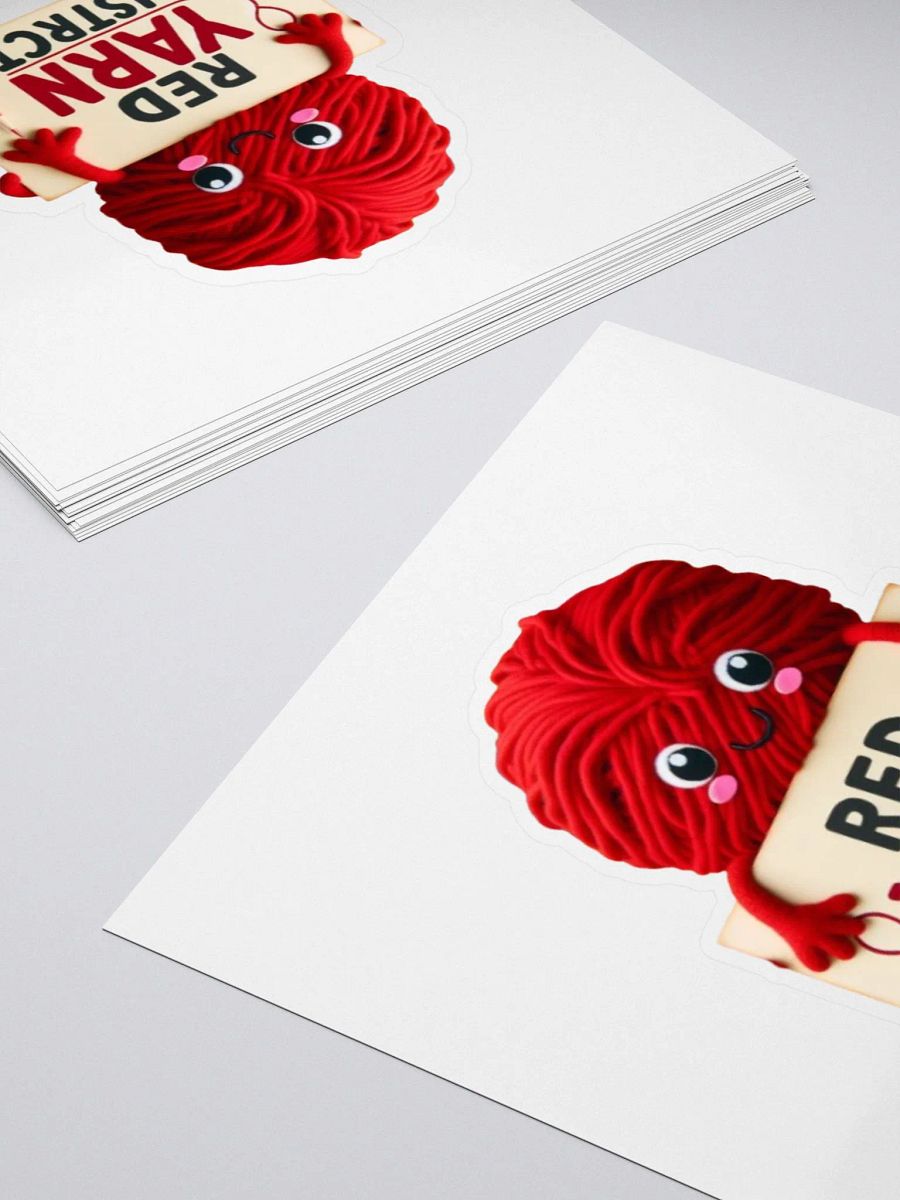 Red Yarn District Stickers product image (7)