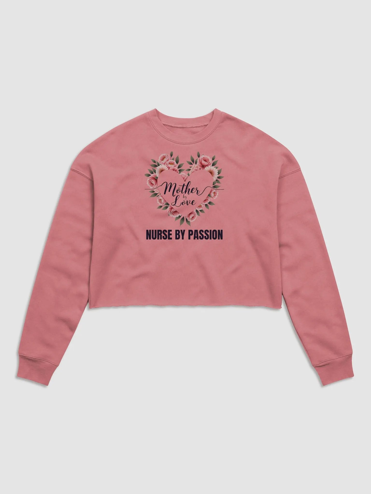 Mother by Love Nurse by Passion Fleece Crop Sweatshirt product image (2)
