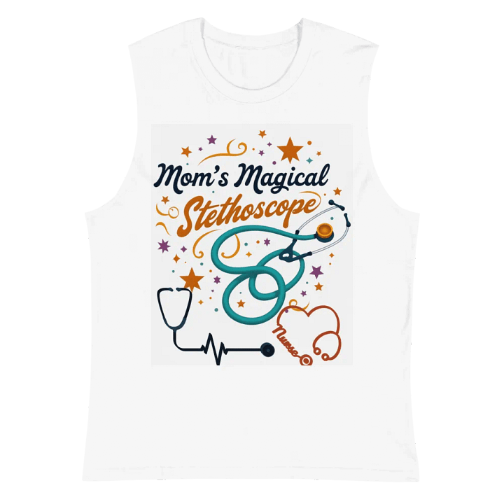 Mom's Magical Stethoscope Muscle Tank product image (2)