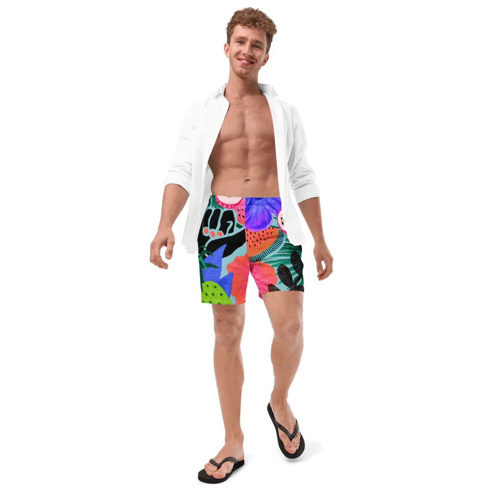 Tropical Fusion All-Over Swim Trunks product image (9)