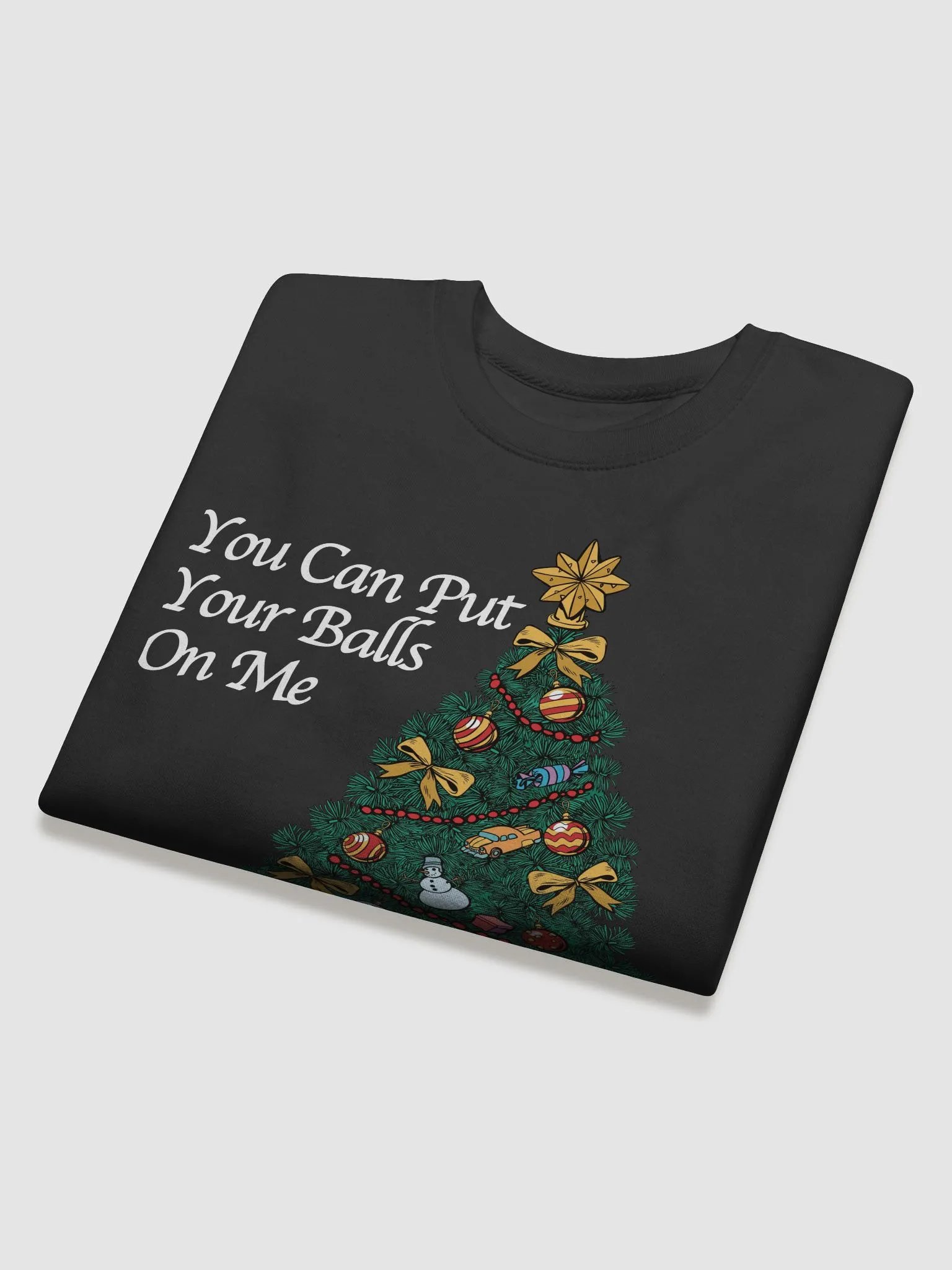 Put Your Balls On Me Unisex Premium Crewneck Sweatshirt product image (4)