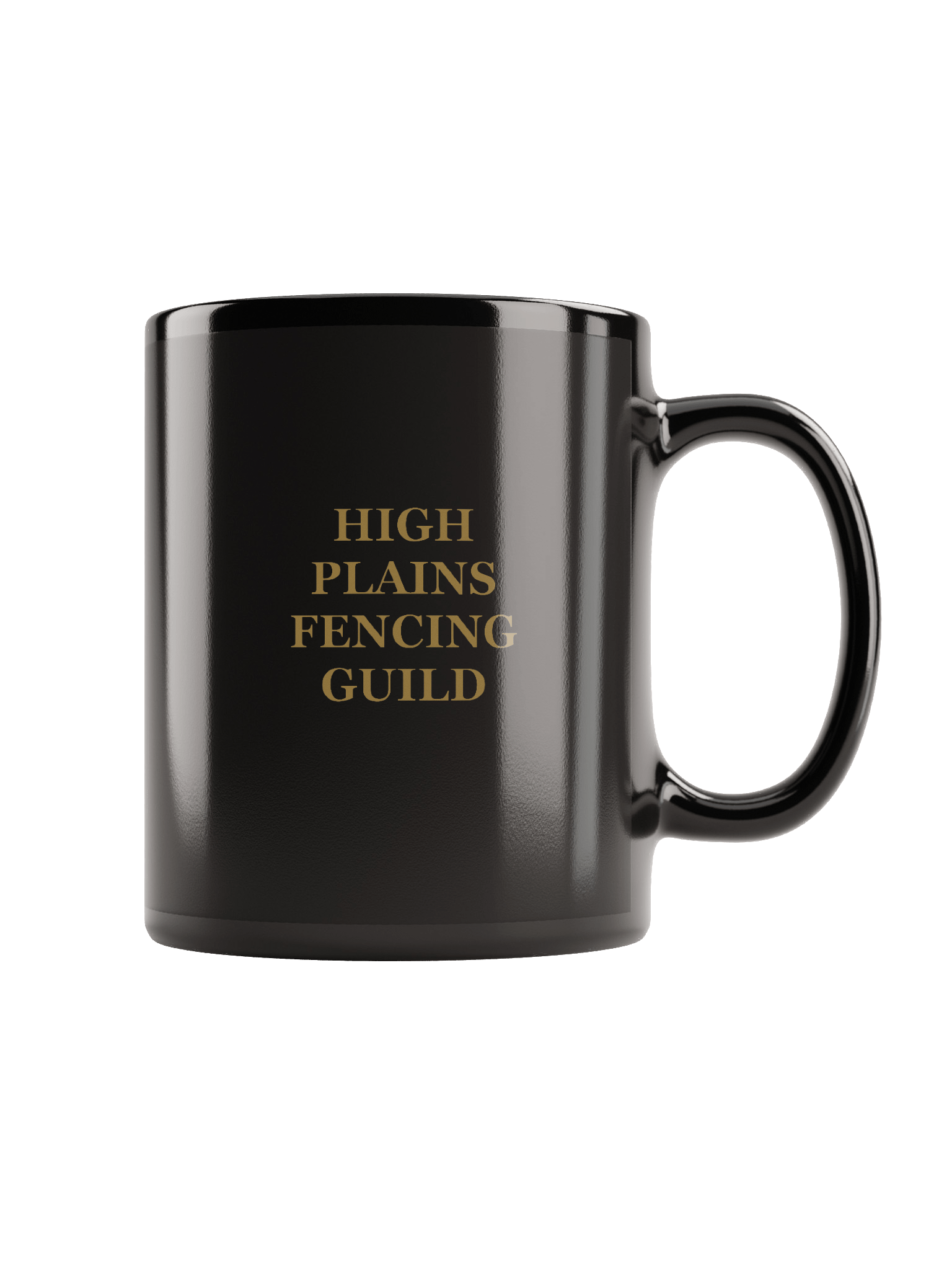 Black High Plains Fencing Guild Emblem Mug product image (2)