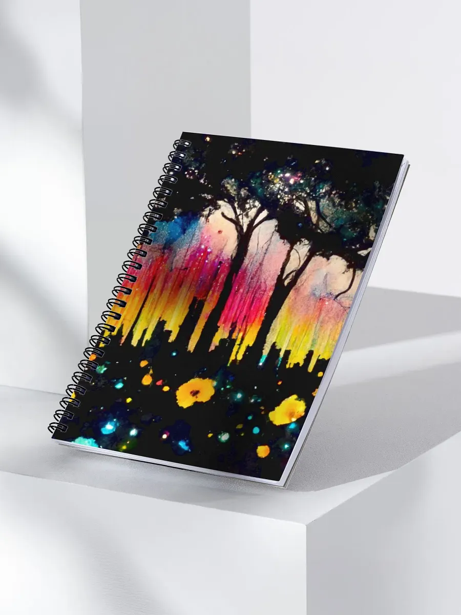 Sunset Cityscape Spiral Notebook product image (3)