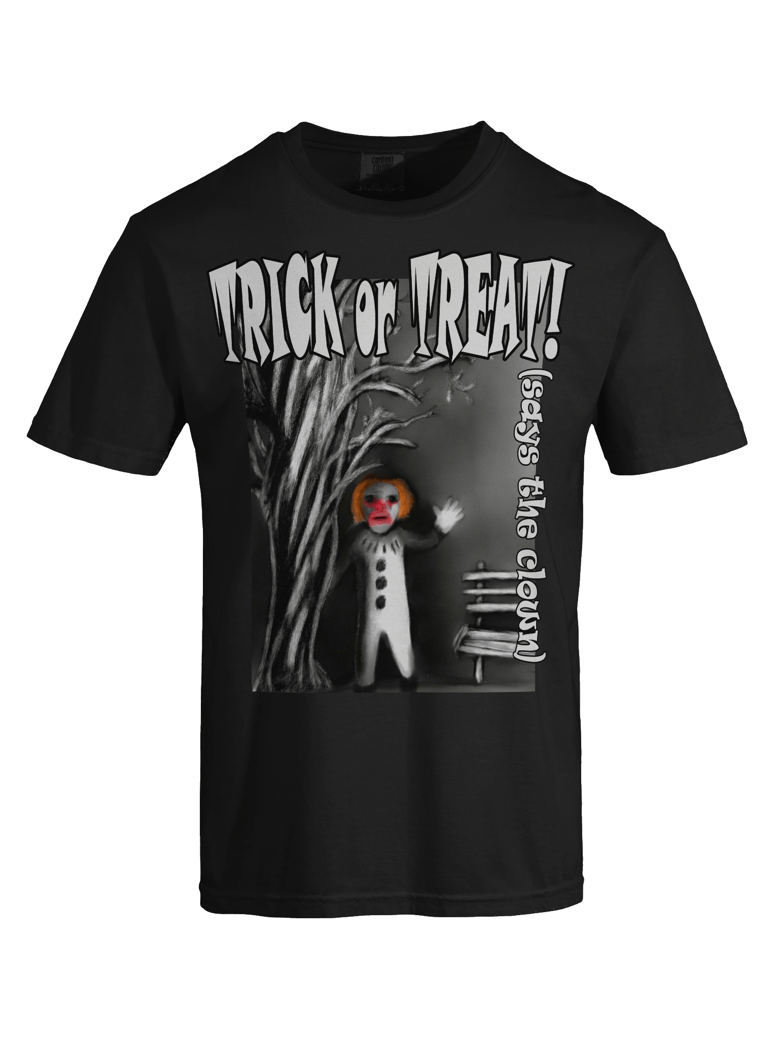Spooky Clown Trick or Treat T-Shirt product image (7)