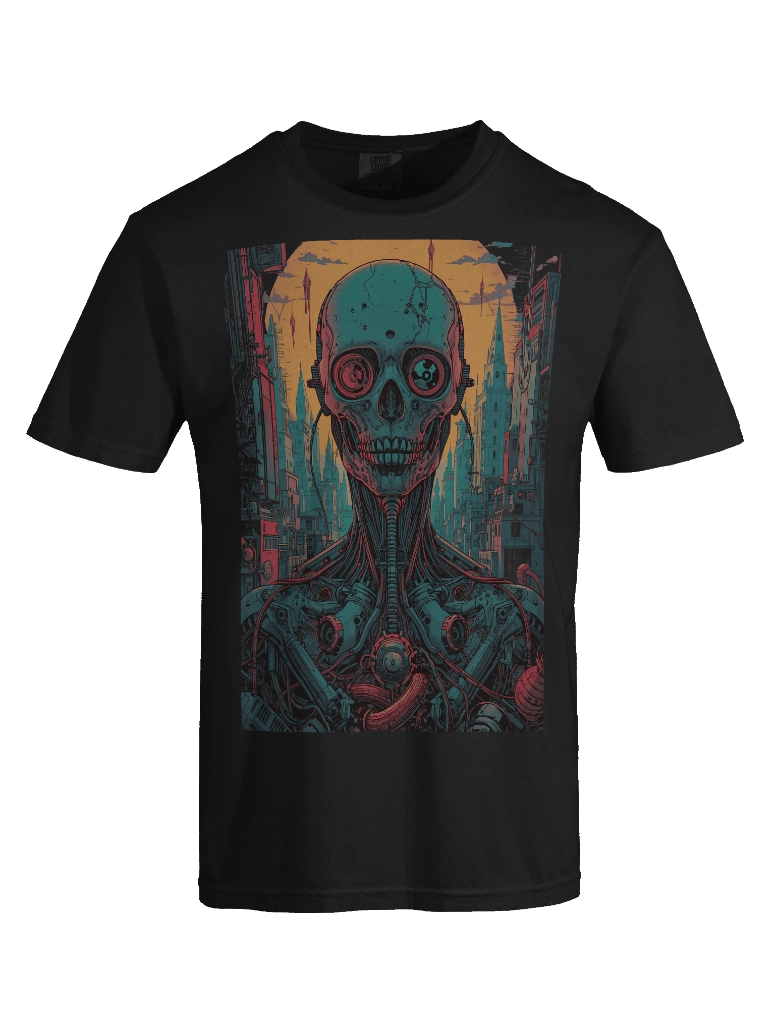 Synthetic Skull Dominion Heavyweight T-Shirt product image (6)