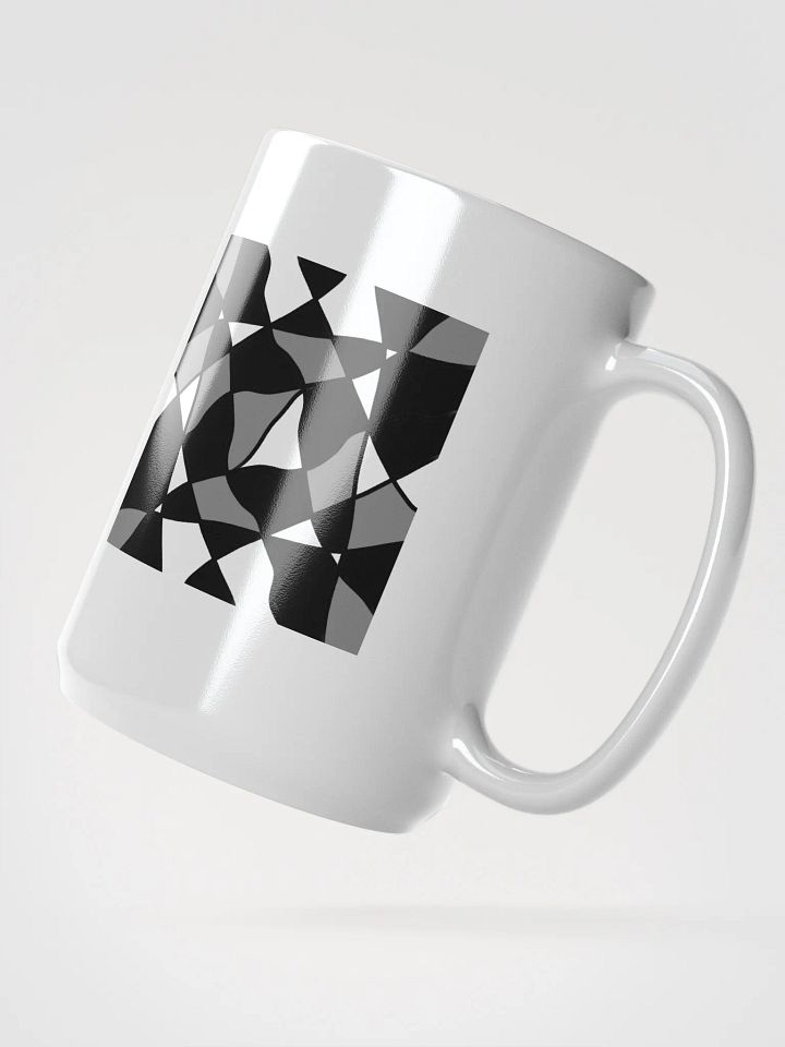 Flowing Monochrome Abstract Mug product image (2)