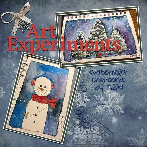 Playing. Practicing painting the background around the basic silhouettes, then painting in the details!
Thanks for the spark ...