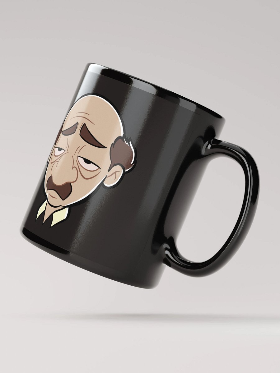 ☕️ Harut Face Mug – Black Ceramic product image (3)