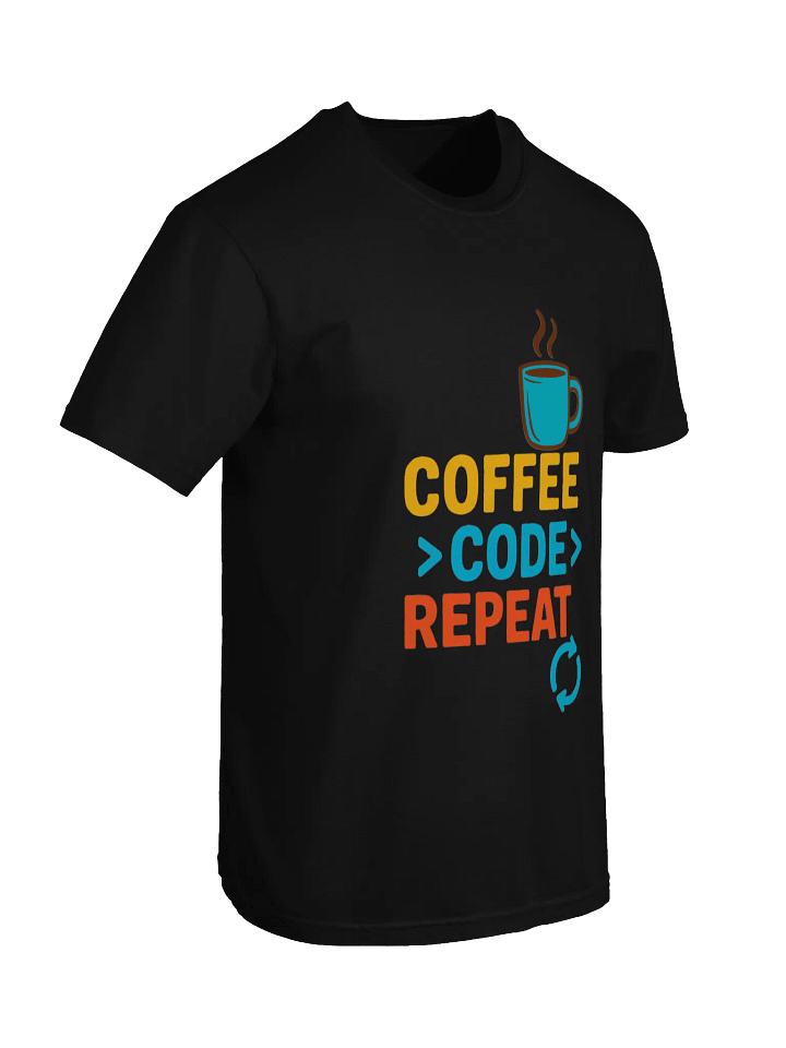 Coffee Code Repeat T-Shirt product image (2)