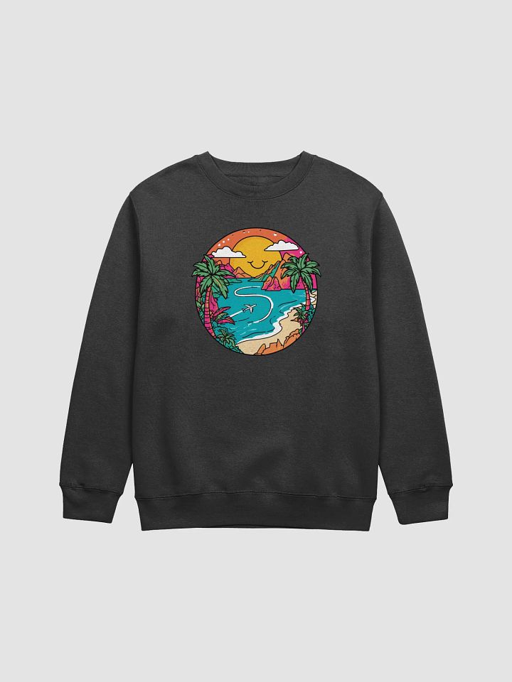 Lane Seven Premium Crewneck Sweatshirt | AI Design travel icon product image (1)