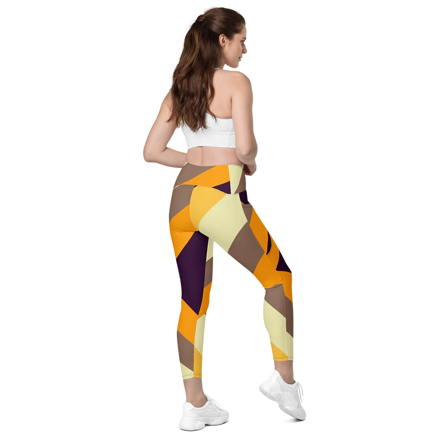 Sunset Stripes All-Over Leggings with Pockets product image (14)