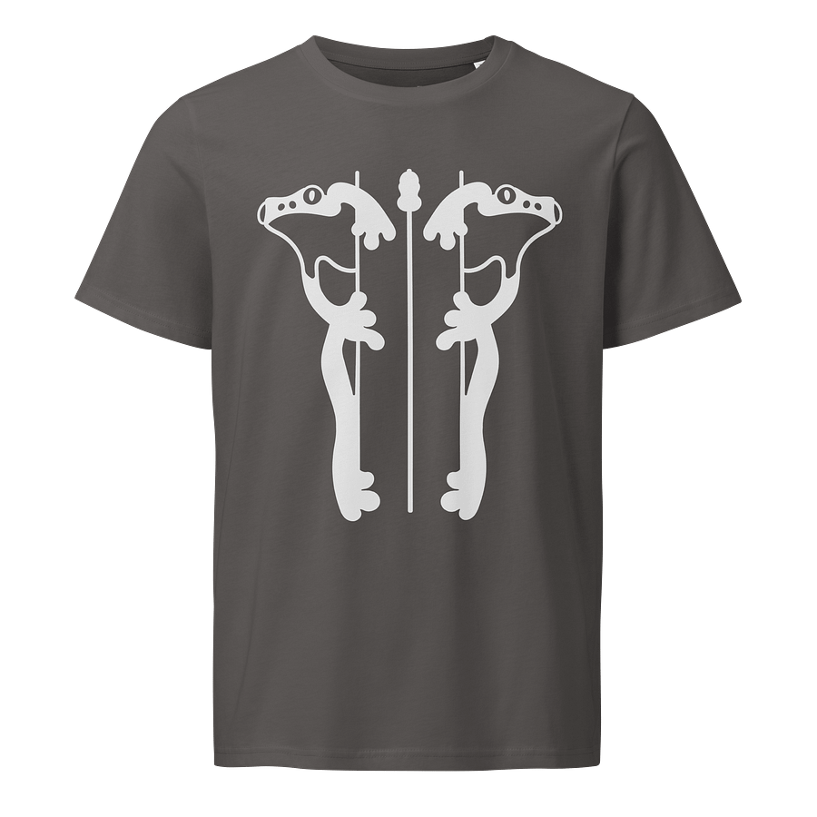 Mirrored Frog Unisex Organic T-Shirt – Nature-Inspired Eco-Friendly Streetwear product image (3)
