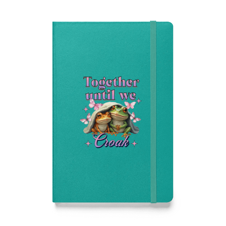 Together Until We Croak Frog Whimsical Hardcover Journal product image (1)