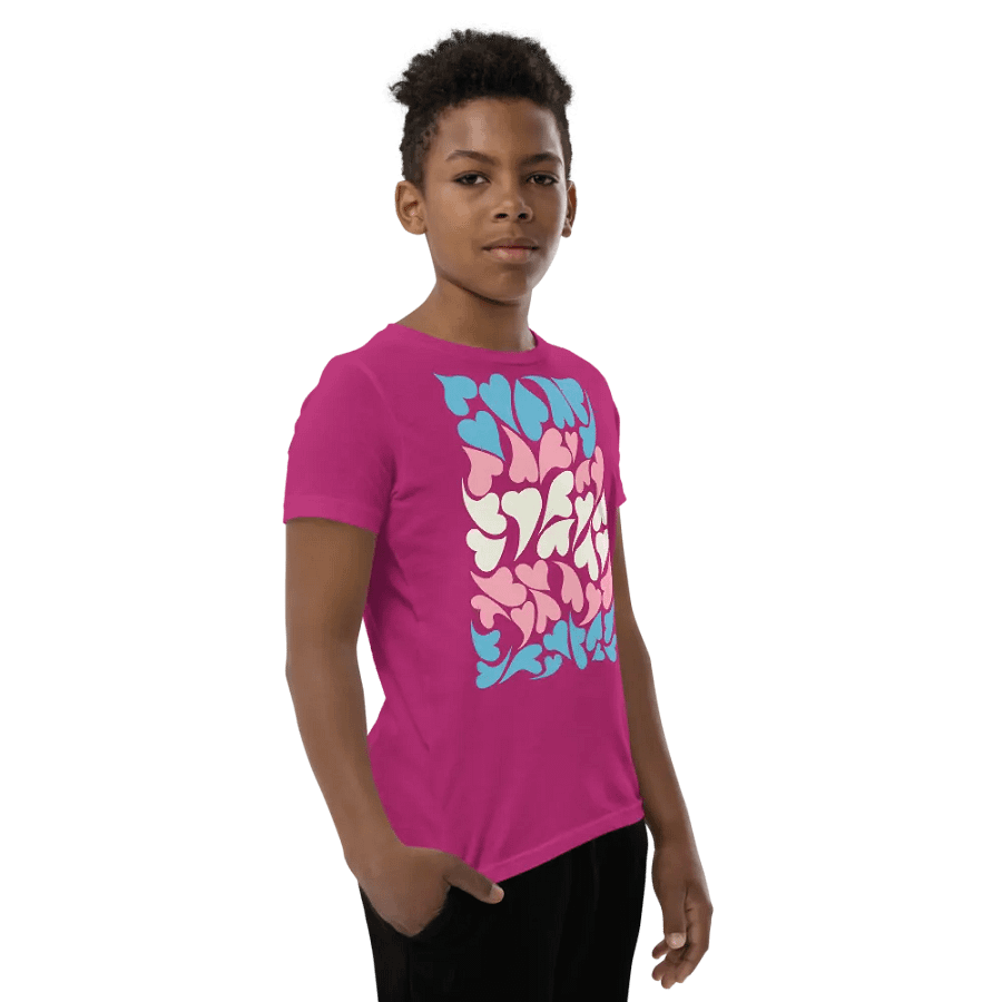 Nestled PRIDE Transgender T-shirt (Youth) product image (38)