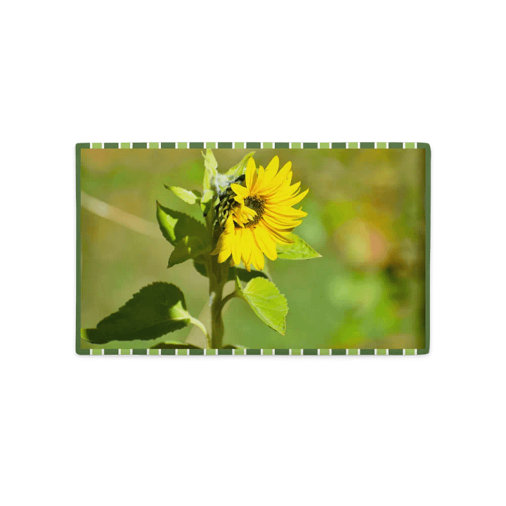 Premium Pillow Case: Sunflower in early autumn product image (2)