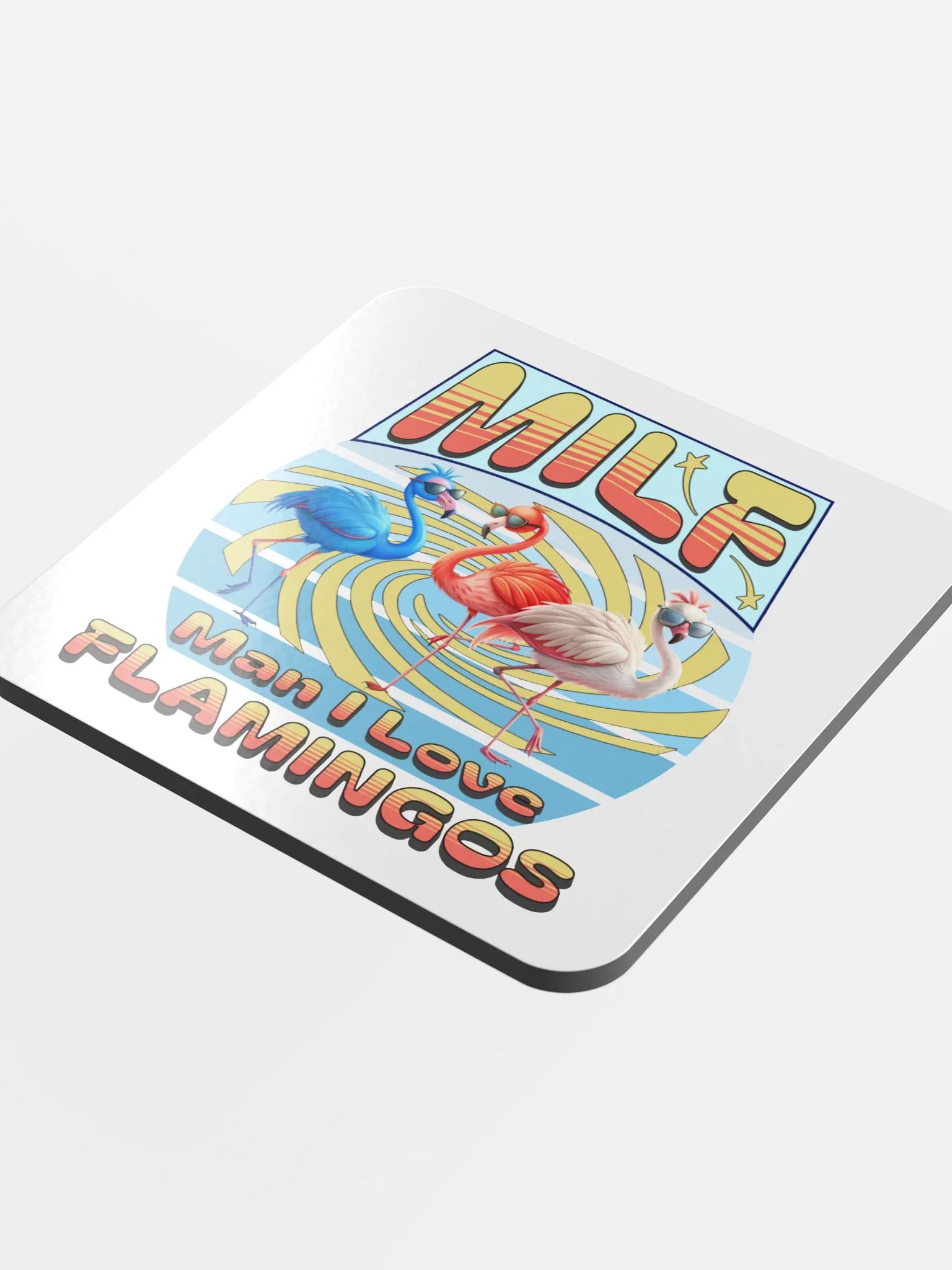 MILF Man I Love Flamingos Coaster product image (1)