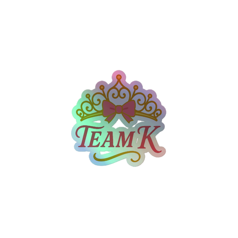 Team K (V-1) STICKERS HOLOGRAPHIC" STICKERS product image (1)