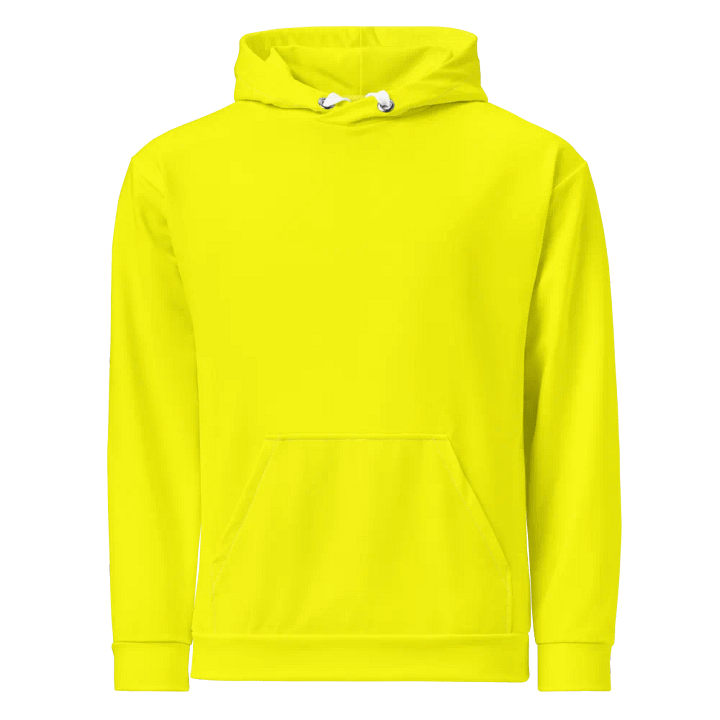 Plain Color Yellow Hoodie product image (1)