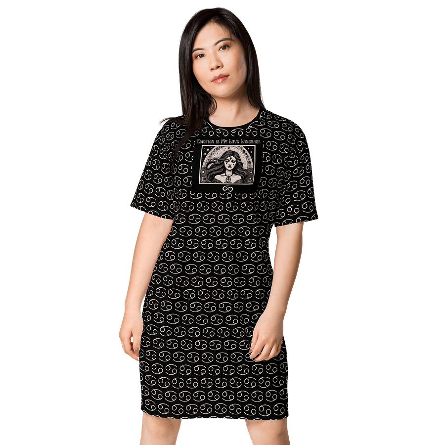 Cancer Zodiac 2025, Emotions are My Love Language, Tee Dress product image (1)