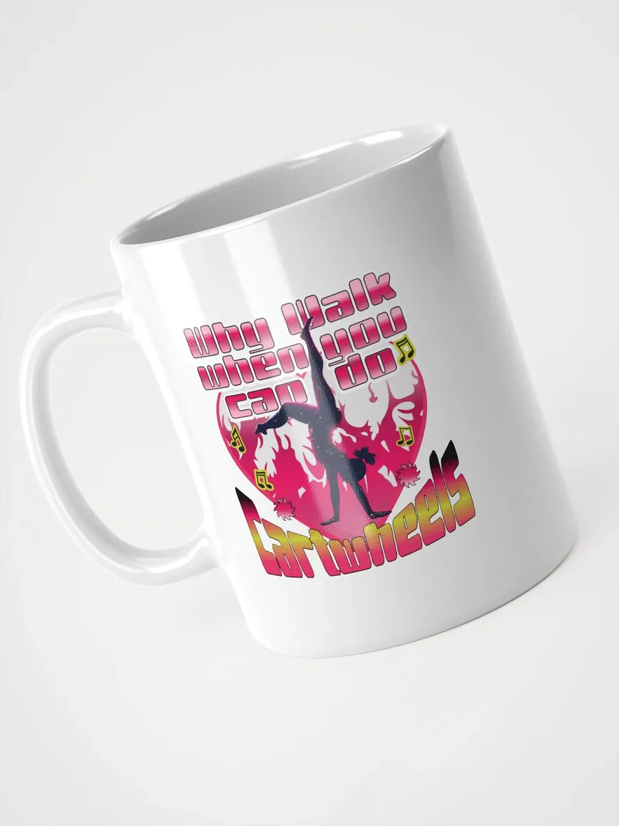 Why Walk When You Can Do Cartwheel Heartbeat Mug product image (2)