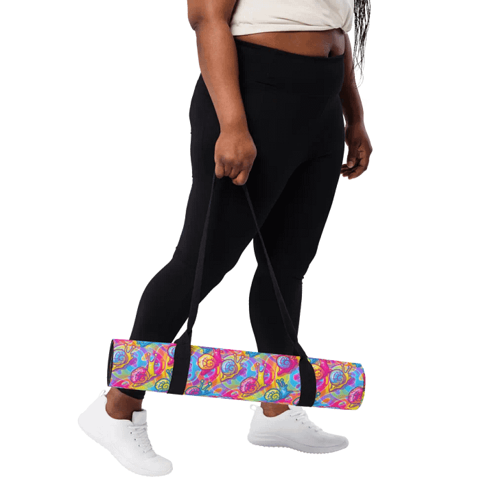 Pan Snails Yoga Mat product image (1)