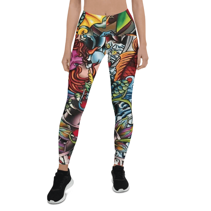 Inked Elegance All-Over Leggings product image (1)