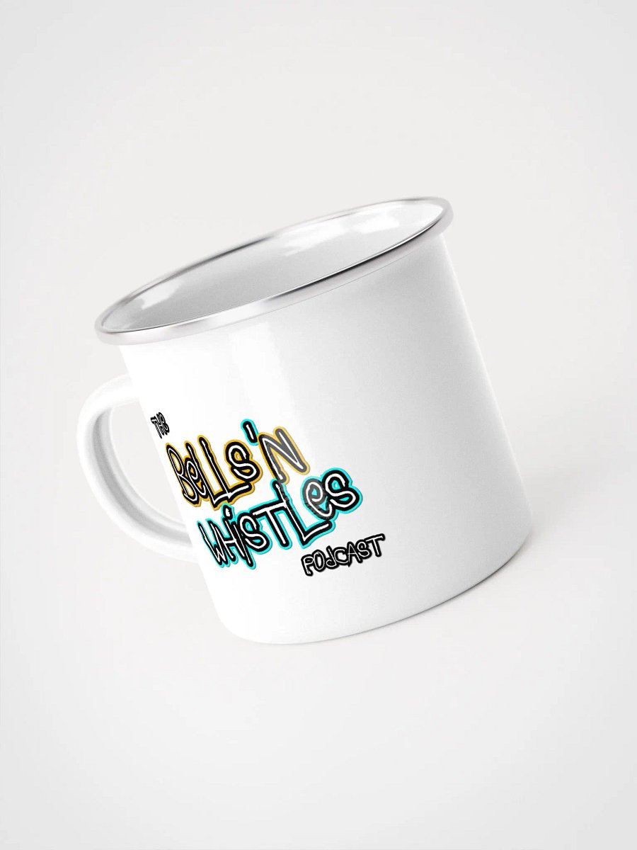 The Bells 'N Whistles Podcast Enamel Mug product image (4)