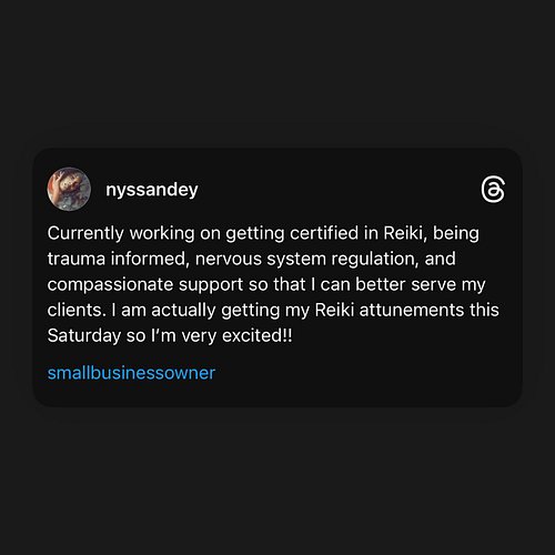 Yay to small biz wins!
#smallbusinessowner