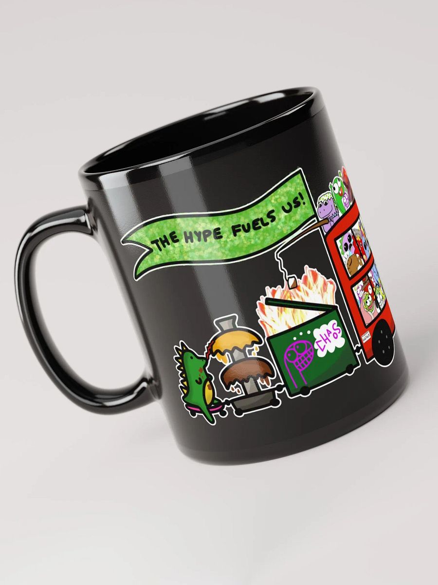 Dinosaur Streamfest Black Mug product image (1)