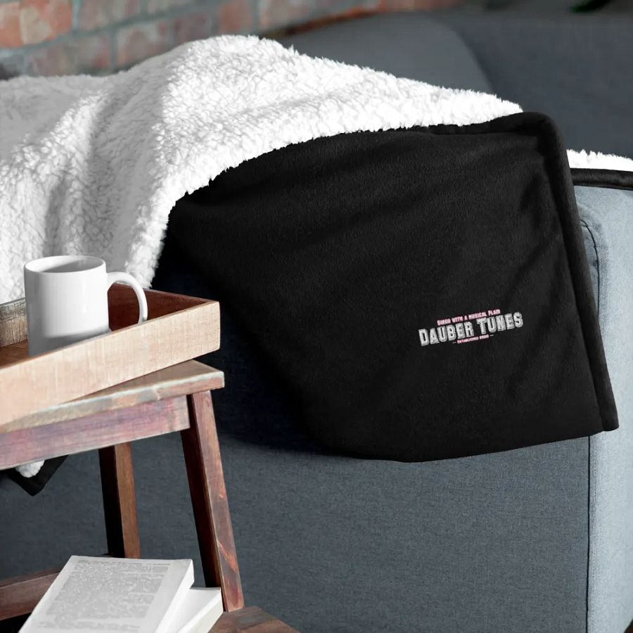 Dauber Tunes Embroidered Sherpa Blanket product image (10)