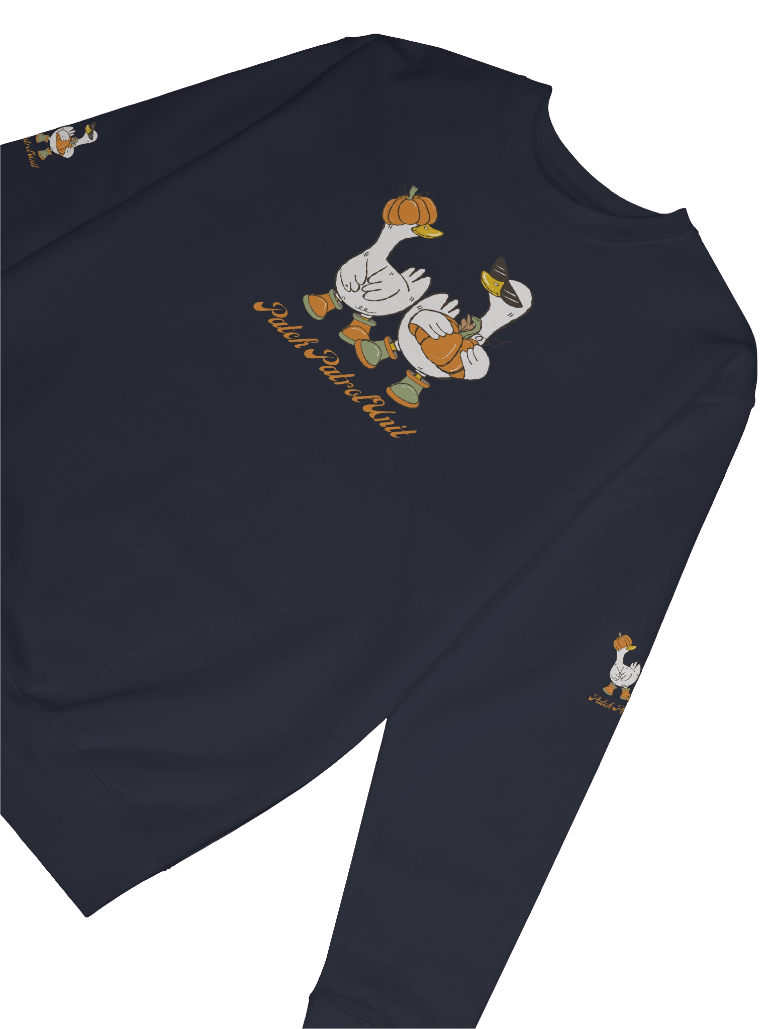 Patch Patrol Unit Pumpkin Duck Graphic Sweatshirt product image (58)