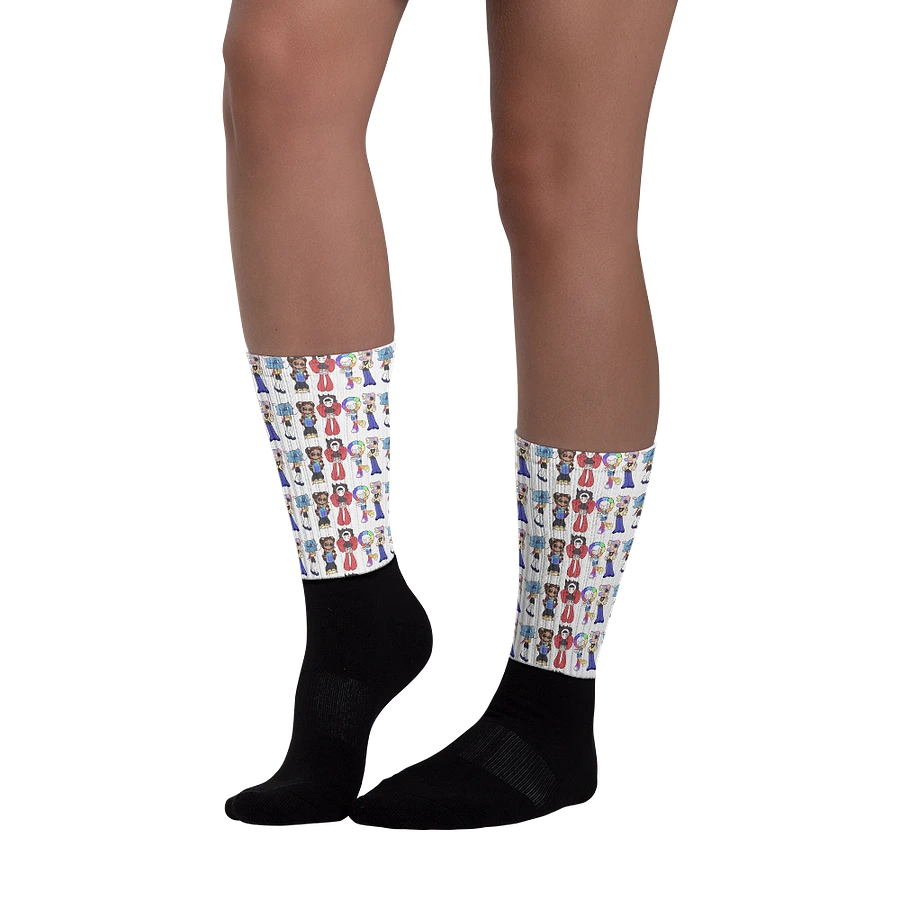 White Group Chibi Socks product image (4)