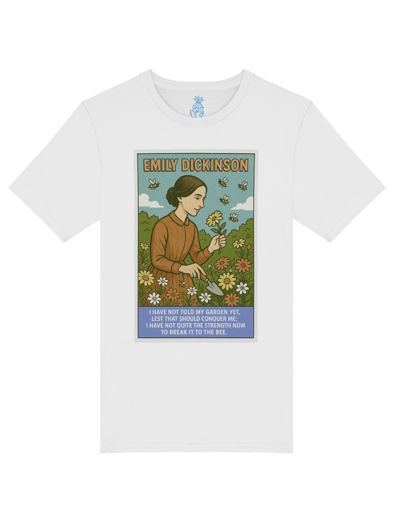 Emily Dickinson Poetry "I Have Not Told My Garden Yet" Unisex T-Shirt product image (5)