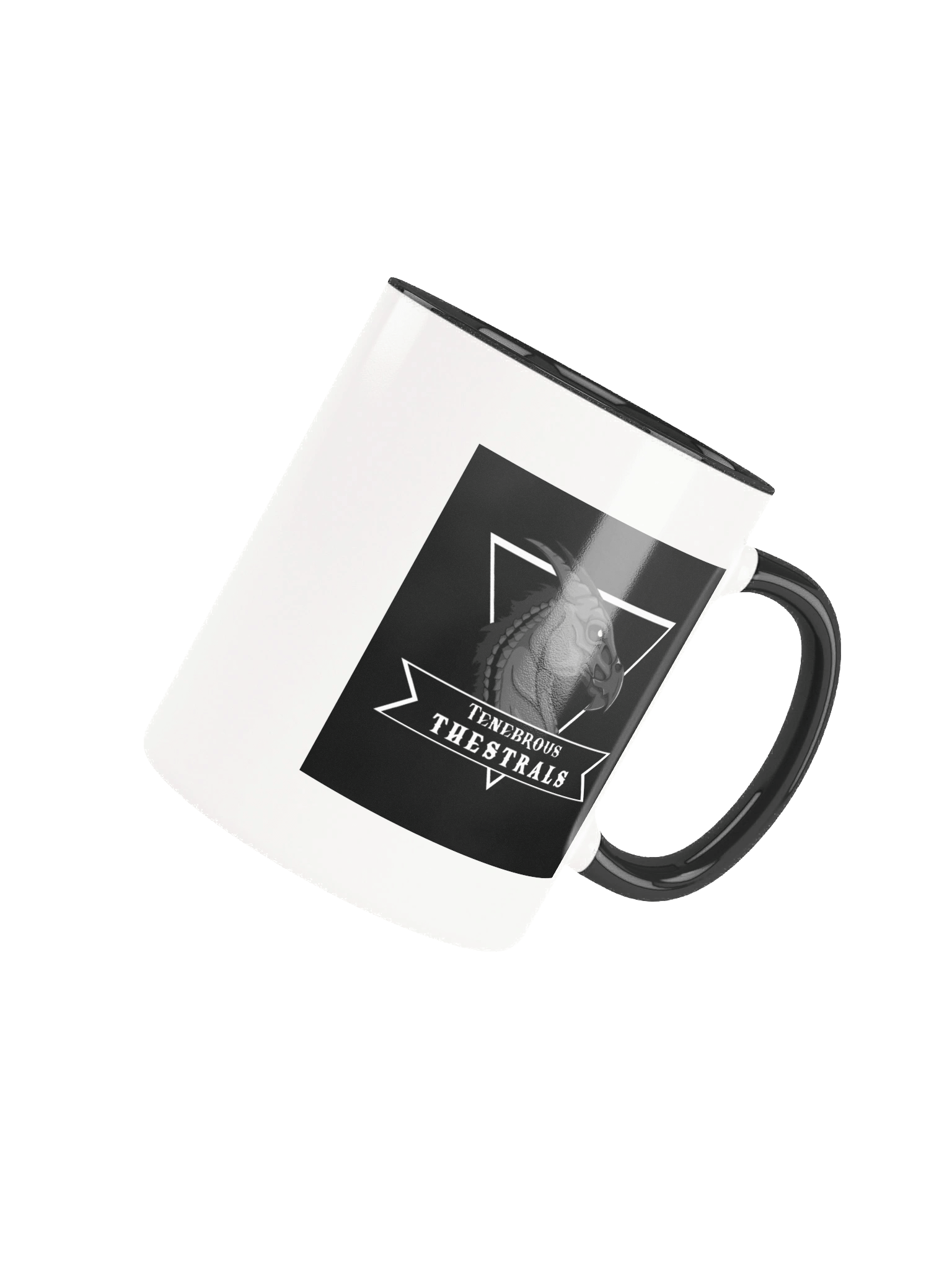Tenebrous Thestrals Team Ceramic Mug with Color Inside product image (7)