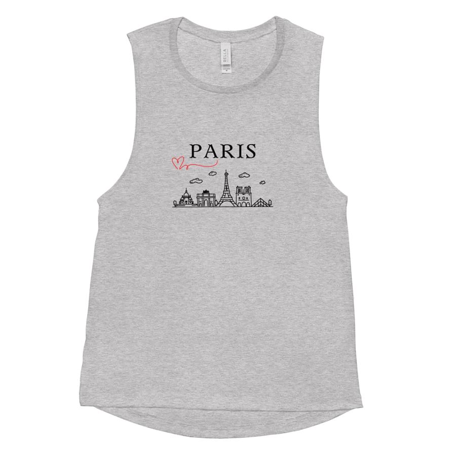 Love Paris with Monuments Women's Flowy Muscle Tank product image (5)