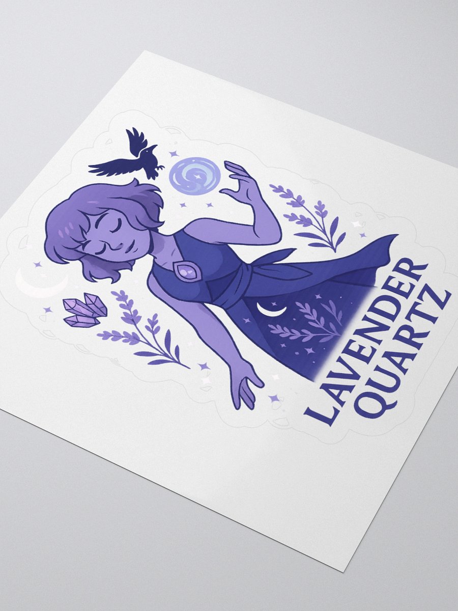 Crystal Gem: Lavender Quartz Sticker product image (7)