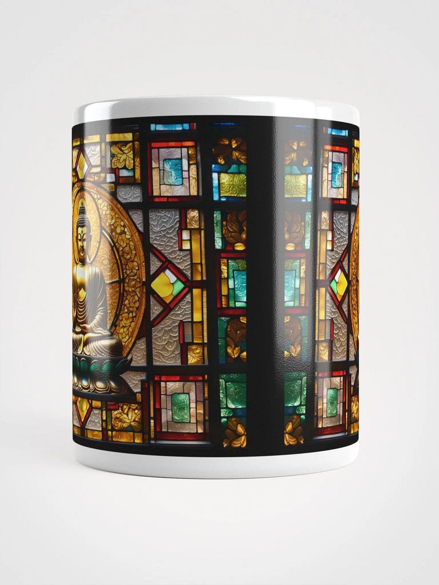 #007 Golden Buddha Stained Glass Mug product image (13)