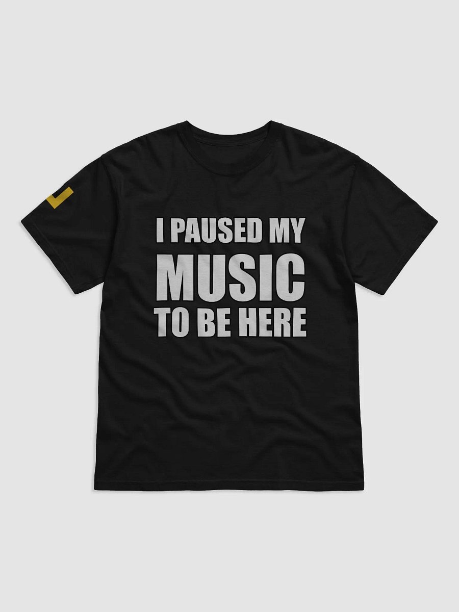 I Paused My Music Tee Shirt product image (1)