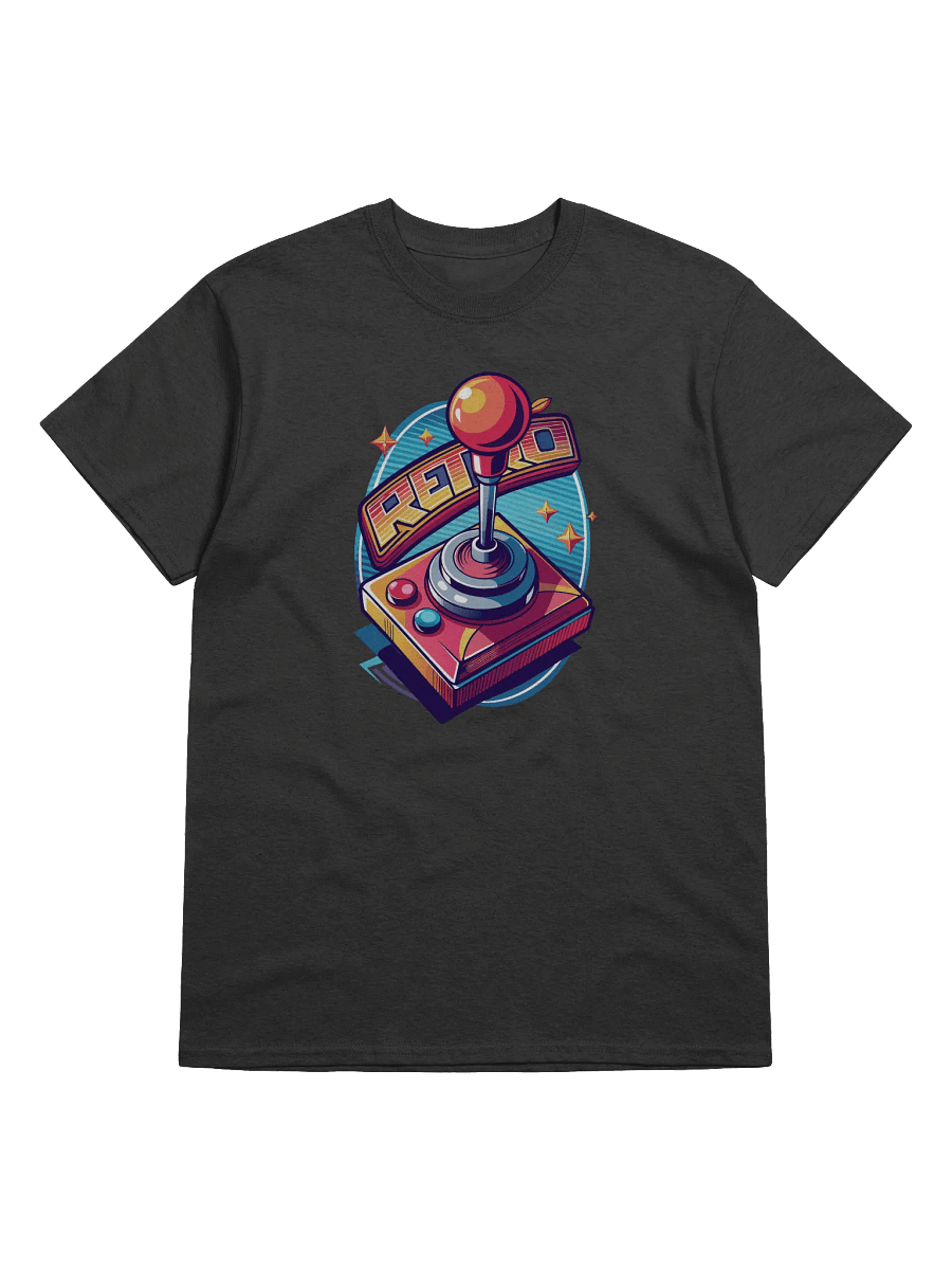 Retro Joystick Heavyweight Printed T-Shirt product image (1)