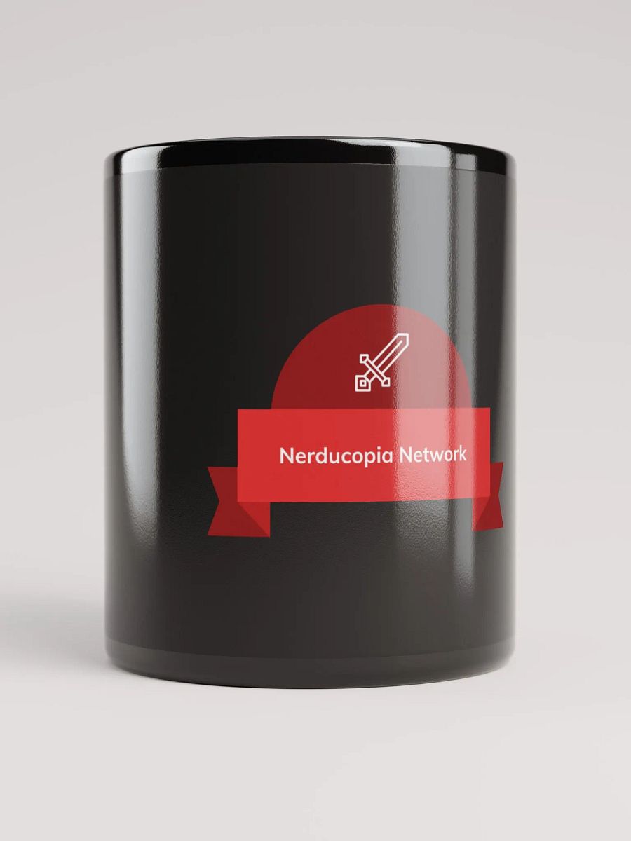 Nerducopia Network Glossy Black Mug product image (3)