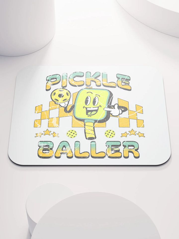 Pickle Baller Pickleball Fun Mouse Pad product image (2)
