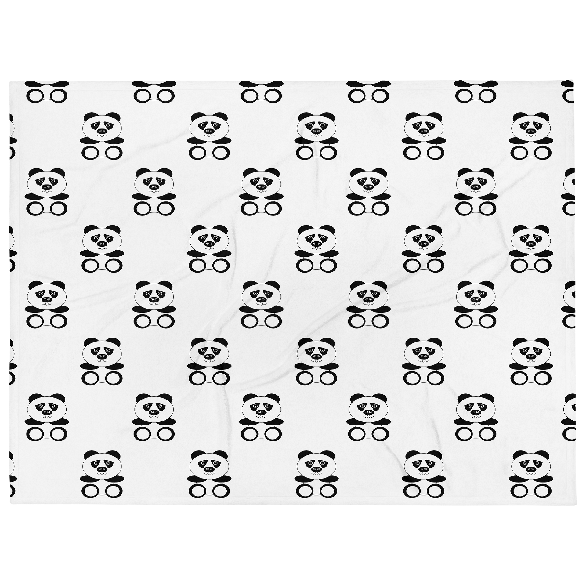 Cute Panda Black and White Aesthetic Design product image (1)